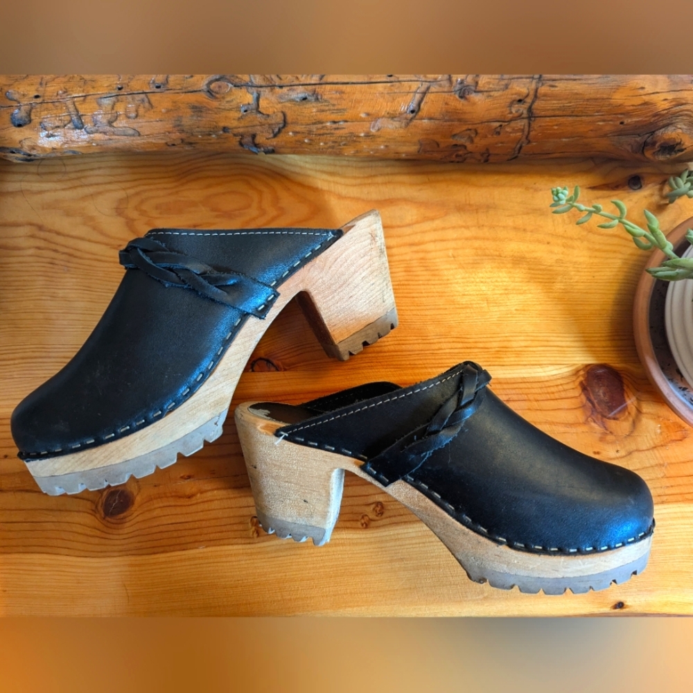 Swedish wooden clogs